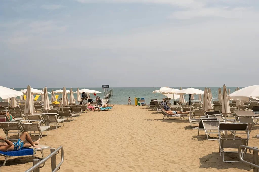 Una spiaggia Lido di Jesolo